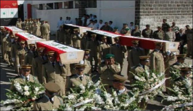 مقتل وجرح 2550 من الامن بسوريا منذ بدء الاحداث 