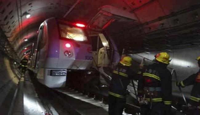 اصابة اكثر من 260 شخصا في تصادم قطارين بالصين