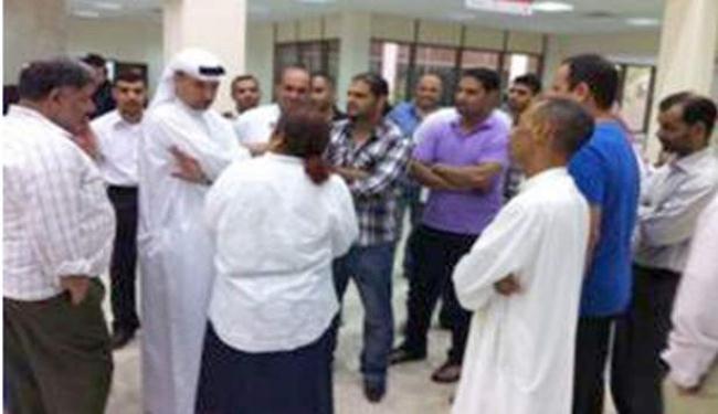 معتصمون بحرينيون يطالبون وزارة العمل إرجاعهم لوظائفهم