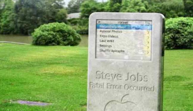 قبر ستيف جوبز على شكل 