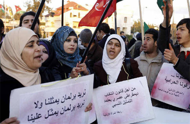 گسترش اعتراض مردم به استانهای شمالی اردن