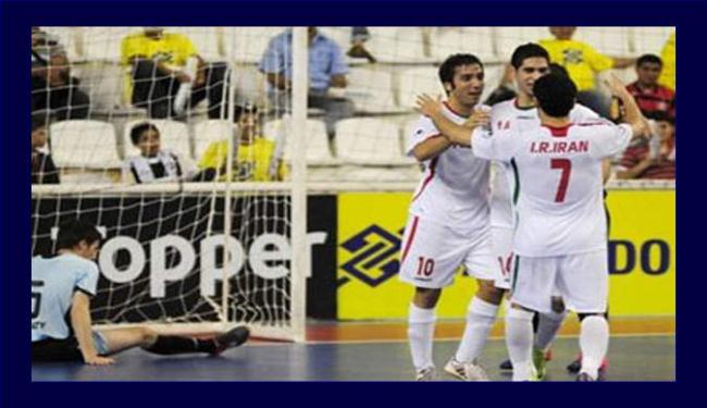 ايران بربع النهائي لبطولة العالم للكرة الخماسية