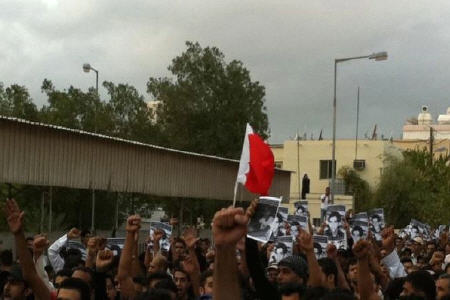 تظاهرات گسترده بحرینی ها در جزیره ستره