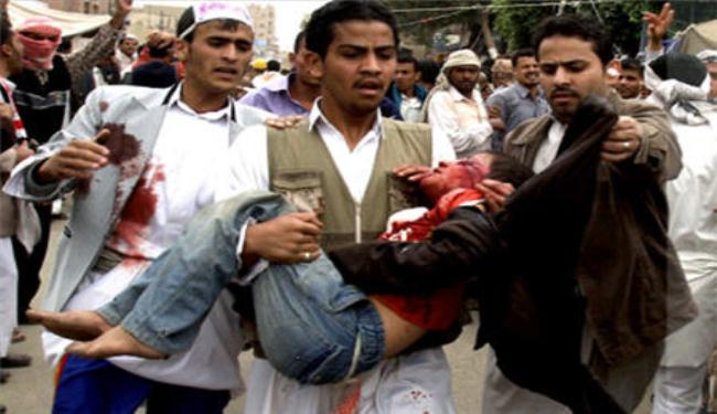 خمسة شهداء وعشرات الجرحى بنيران النظام اليمني