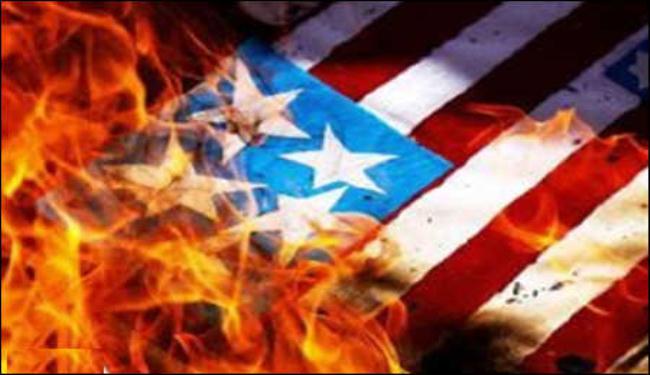 تظاهرات الطلبة ضد اميركا وبريطانيا واسرائيل بطهران