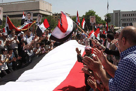 تظاهرات سوريها عليه اتحاديه عرب