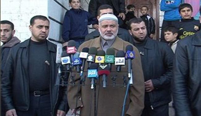 هنية: هناك اتصالات مكثفة لوقف العدوان الصهيوني