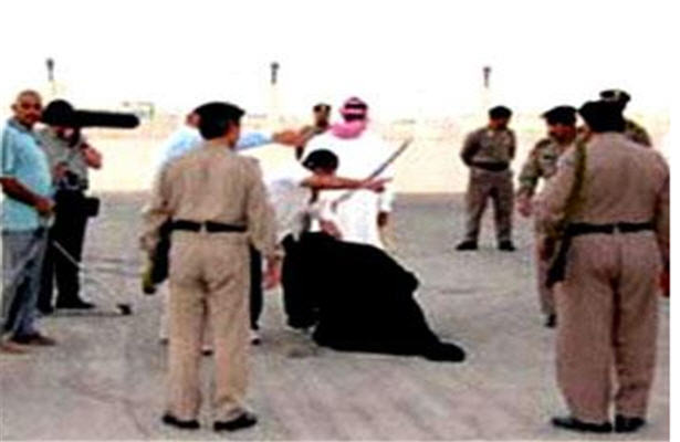  گردن زدن زنی در عربستان