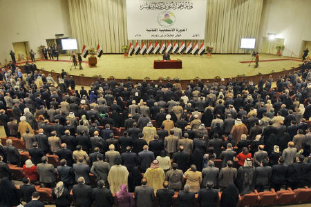 انفجارهای بغداد در پارلمان عراق بررسی می‌شود