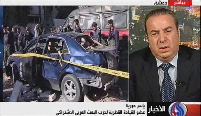 هدف التفجيرات تعطيل حل للازمة السورية 