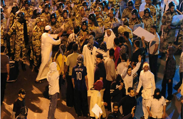 تظاهرات میثاق با شهدا در العواميه عربستان