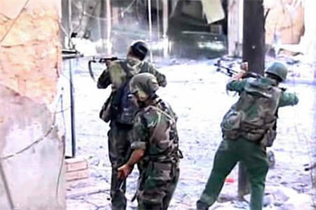 ورود ارتش سوريه به حرستا و پيشروي درحلب و ديرالزور