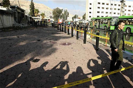 15نفر درانفجار دمشق كشته ویازخمي شدند