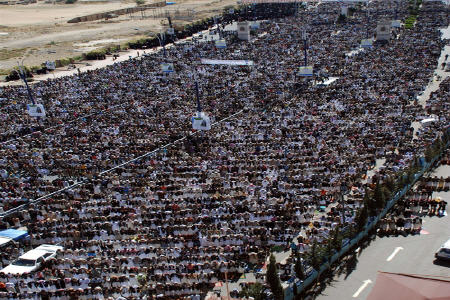 تظاهرات گسترده مردم در سراسر یمن