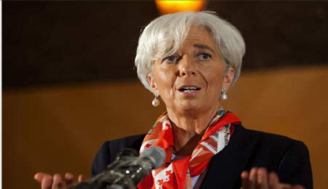 لاغارد تتوقع عاما صعبا في 2012 للاقتصاد العالمي