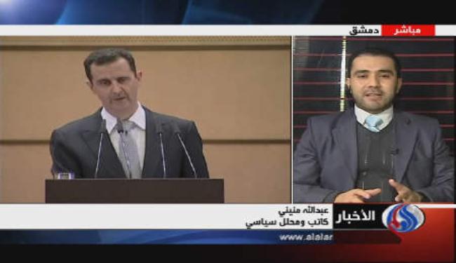 الاسد متفائل لثقته بشعبه وتمسكه بالإصلاحات