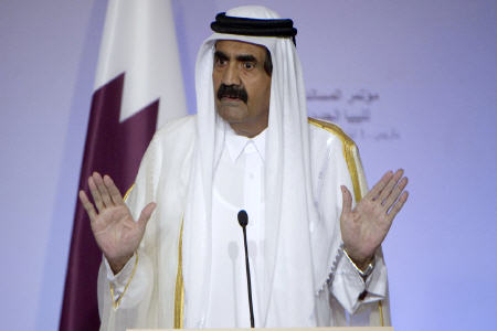  امیر کودتایی قطر خواهان دخالت نظامی در سوریه 