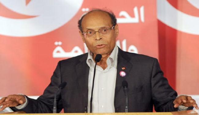 المرزوقي يؤكد المضي في درب الحرية واقامة نظام جديد