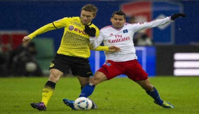 بوروسيا دورتموند يضرب هامبورغ بقوة في بداية الاياب