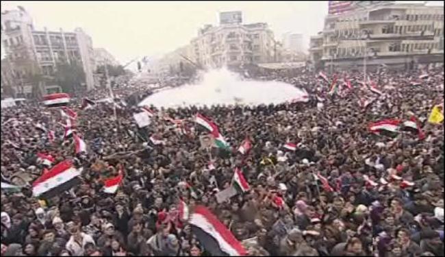 رسالة الشعب السوري هي رفض اي تدخل خارجي