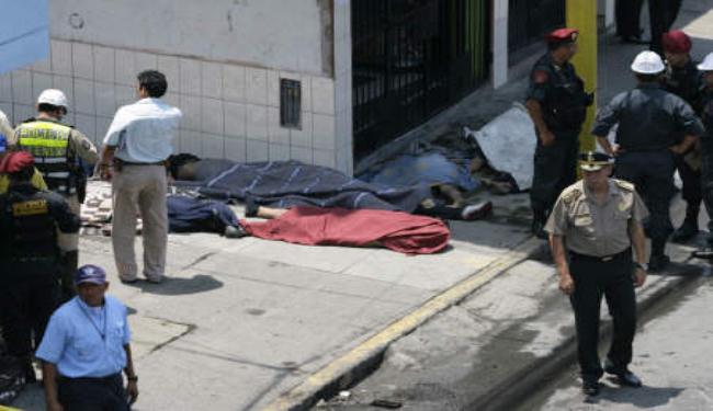 26 قتيلا في حريق بمركز تأهيل للمدمنين في البيرو