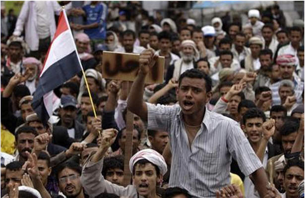 تظاهرات یمنی ها ضد انتخابات