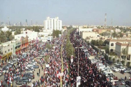 حرکت بحرینی‌ها به سوی میدان اللؤلؤه