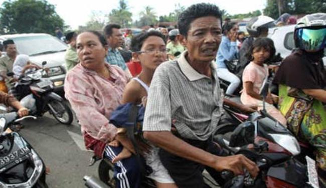 وفاة خمسة اشخاص بازمة قلبية في زلزال اندونيسيا