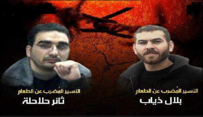 تل ابيب ترد التماس اسيرين فلسطينيين مضربين 