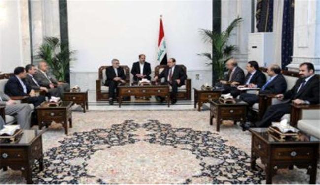 بروجردي يلتقي نوري المالكي ويبحث معه عدة ملفات