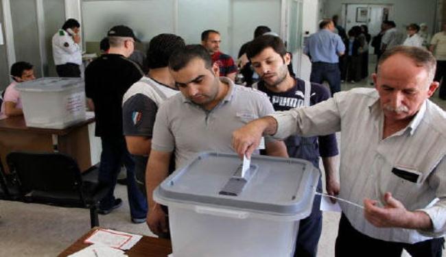 اقفال مكاتب الاقتراع في سوريا