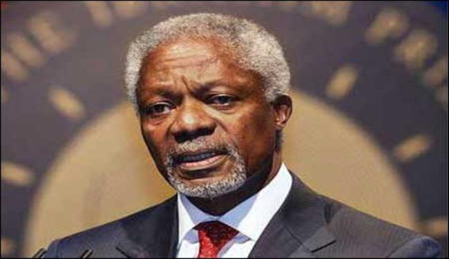 انان: اي تصعيد للعنف بسوريا يعود بنتائج عكسية