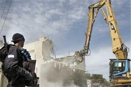 محكوميت تخريب منازل فلسطينيان در كرانه باختري