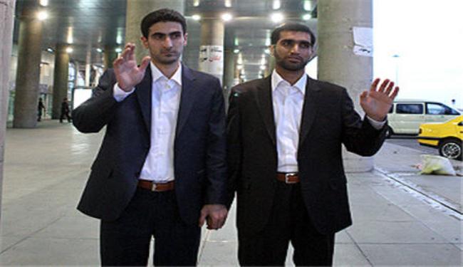 وصول المهندسين الايرانيين المفرج عنهما الى طهران 