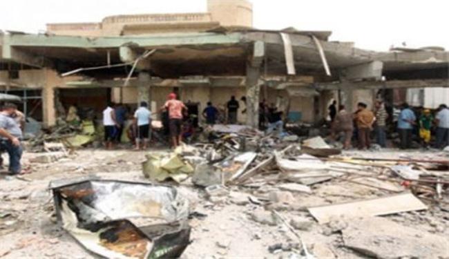 مقتل واصابة العشرات بانفجار استهدف سوقاً في بغداد