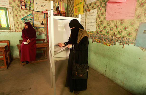 استقبال گسترده مصري ها از انتخابات