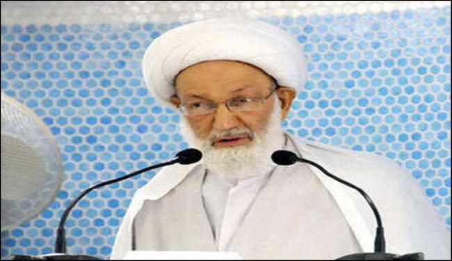 الشيخ عيسى قاسم: الأزمة لاتنتهي إلا بتلبية مطالب الشعب