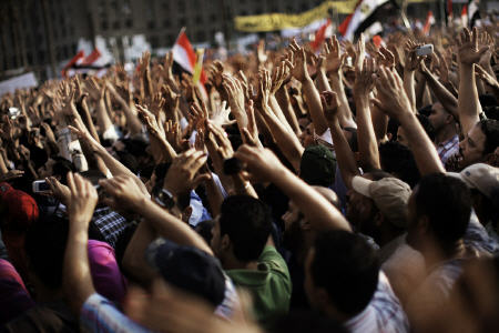 تظاهرات مصری ها برای عزل مهره های 