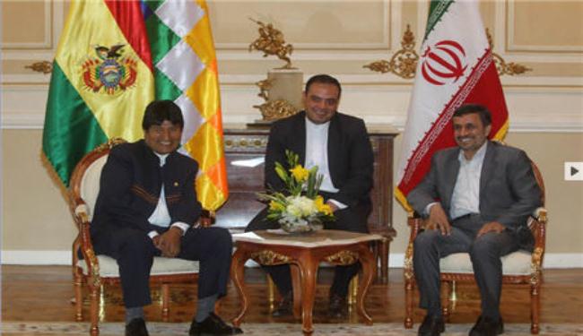 ايران وبوليفيا تؤكدان ضرورة التنسيق بين الدول المستقلة 