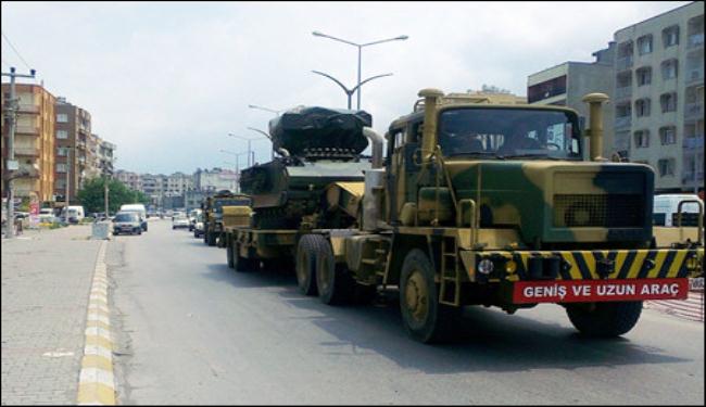 تركيا تنشر وحدات عسكرية على حدودها مع سوريا 