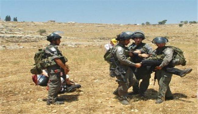الاحتلال الاسرائيلي يقمع مسيرة في الضفة 