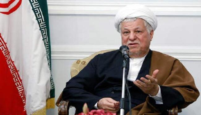 رفسنجاني : الغرب يسعي للابتزاز في الموضوع النووي لتمرير اهدافه 