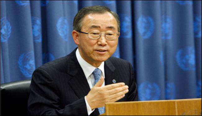 بان كي مون يرسل مبعوثا الى دمشق لتقييم الاوضاع