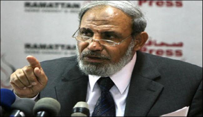 الزهار : وفد مصري يزور الضفة وغزة قريباً