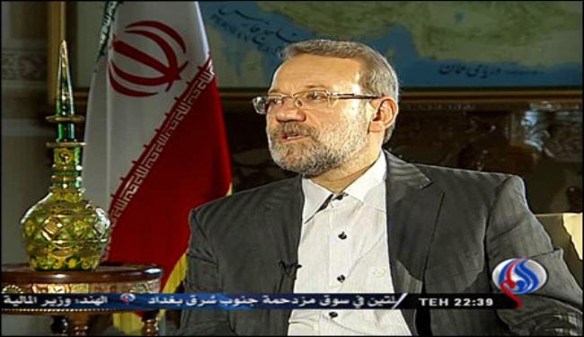 لاريجاني يحذر من محاولات التدخل العسكري في سوريا