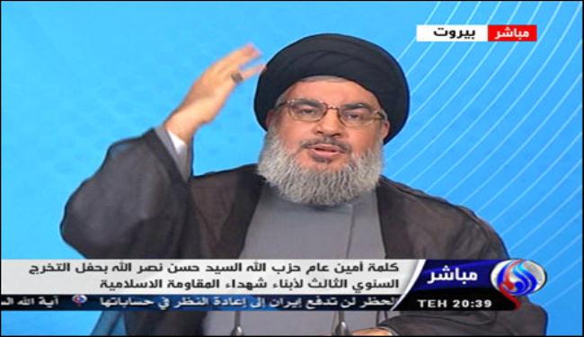 السيد نصر الله: اسرائيل عاجزة عن اجتياح ارضنا واحتلالها