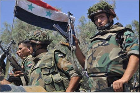 ارتش سوریه به پاکسازی مناطق مختلف ادامه می‌دهد