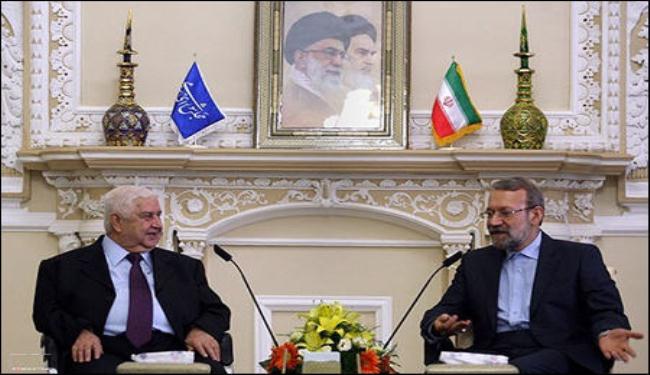 لاريجاني: مؤامرة دولية واقليمية كبرى تستهدف سوريا