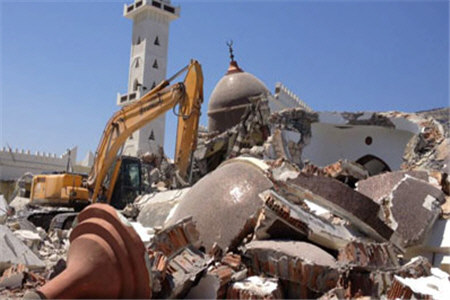 تخریب اماکن مقدس و تاریخی در لیبی