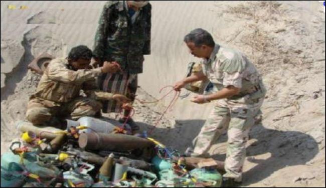  العثور على كميات كبيرة من المتفجرات شرق اليمن